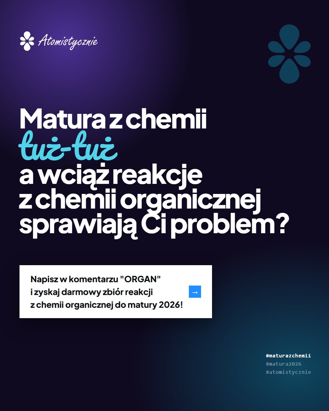 Matura za 3 dni a chemia organiczna wciąż spędza Ci sen z po...